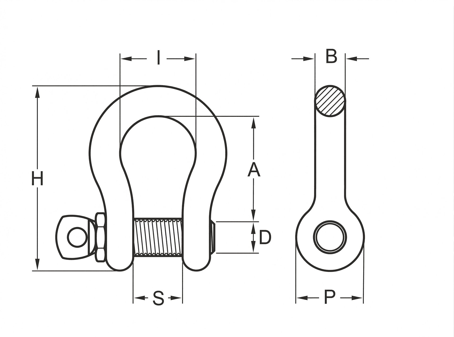 Screw Pin Anchor Shackle G209
